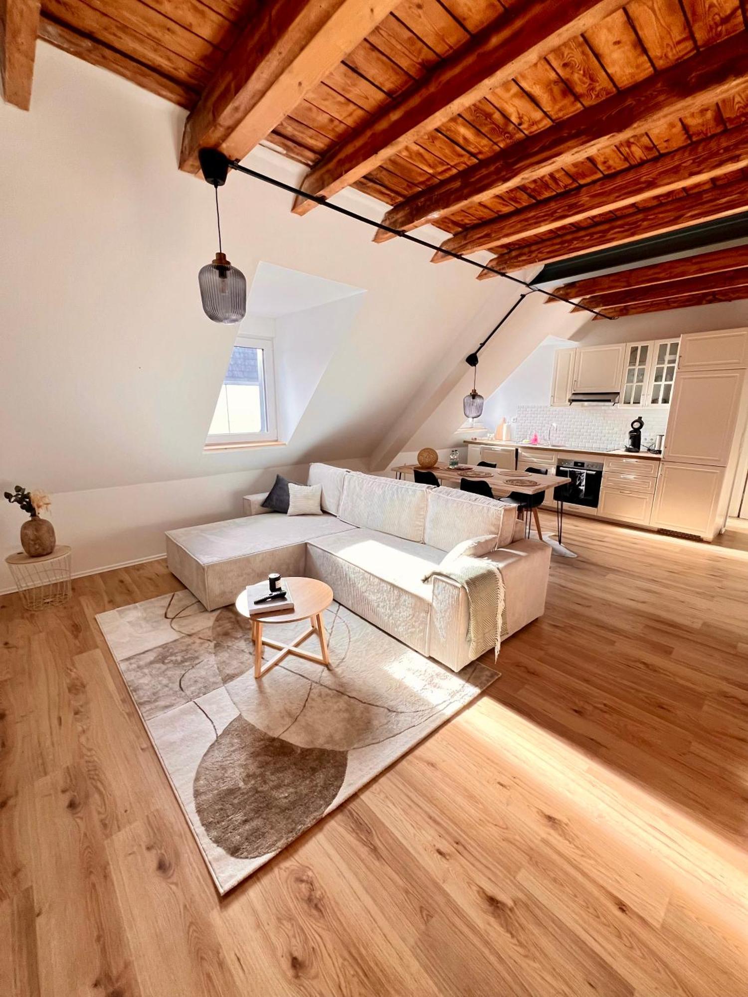 Maisonette-Apartment Mit Klimaanlage - In Dorsten Zentrum - ภายนอก รูปภาพ
